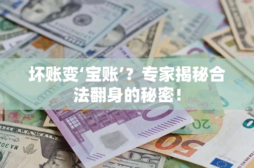 济南坏账变‘宝账’？专家揭秘合法翻身的秘密！
