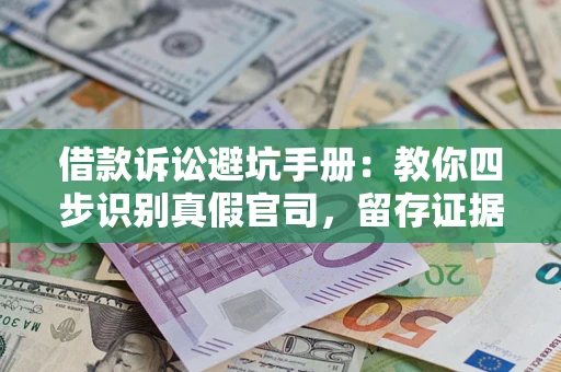 济南借款诉讼避坑手册：教你四步识别真假官司，留存证据不踩雷