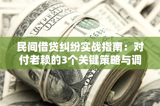 济南民间借贷纠纷实战指南：对付老赖的3个关键策略与调解盲区解析