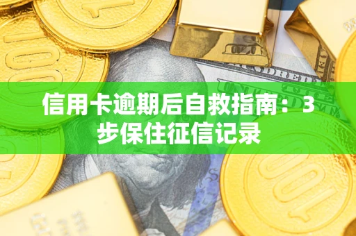 济南信用卡逾期后自救指南：3步保住征信记录